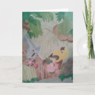 Housewarming greeting thank you card