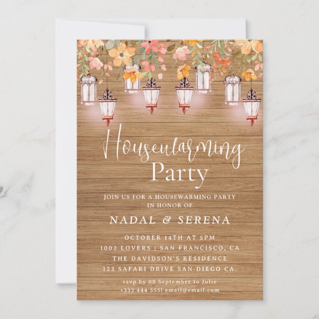 Housewarming  Invitation (Front)