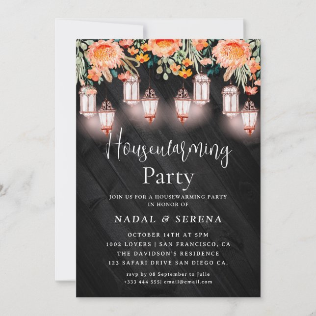 Housewarming  Invitation (Front)