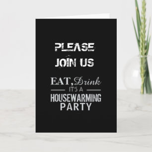 **HOUSEWARMING INVITATION** WITH A TWIST INVITATION
