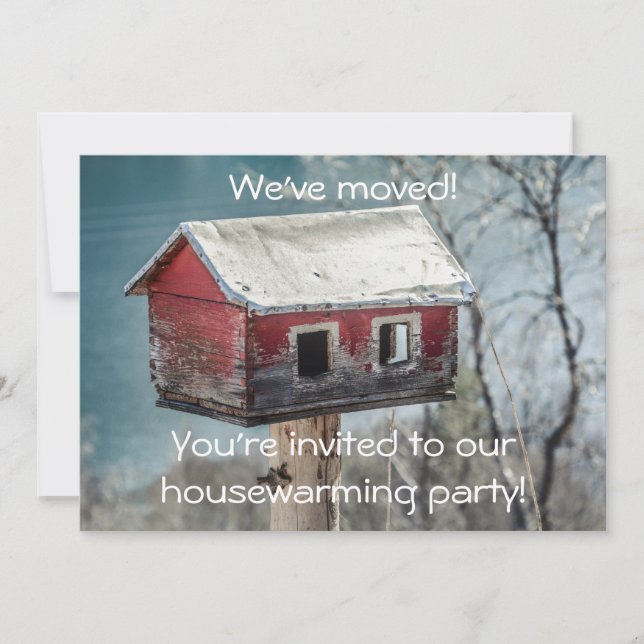 Housewarming New Home/Address Funny Invitation (Front)