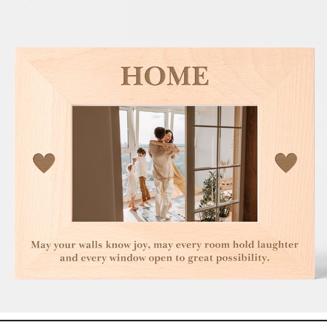 Housewarming New home Quote Custom Wood Frames (Creator Uploaded)