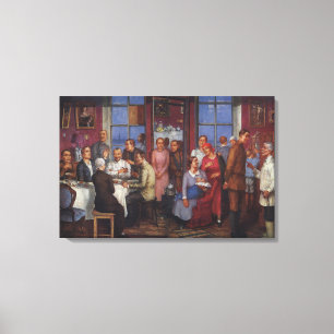 Housewarming Party Canvas Print