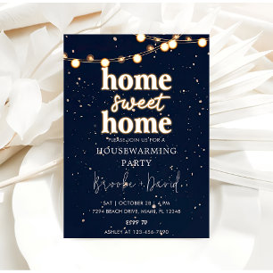 Housewarming Party Home Sweet Home Invitation