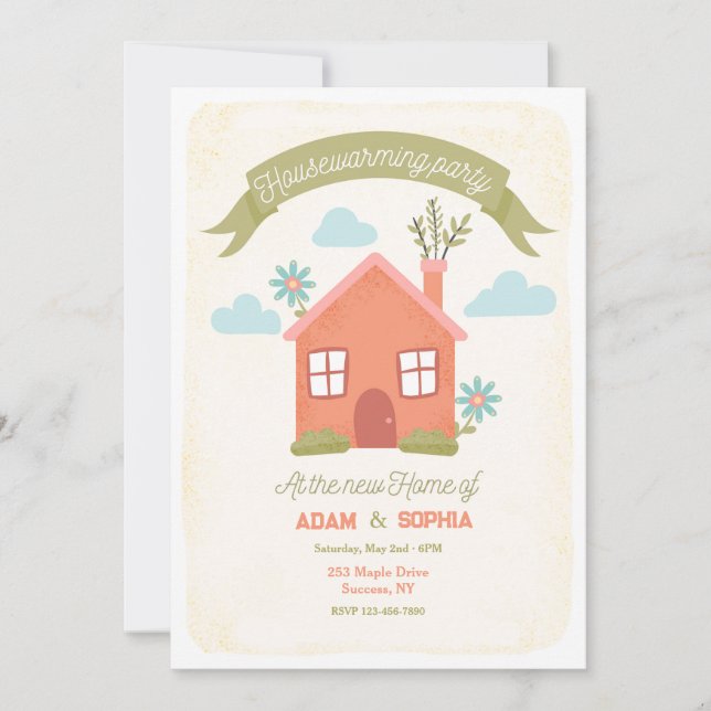 Housewarming Party Invitation (Front)