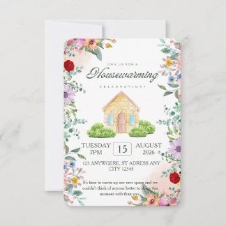 Housewarming Party Invitation, New Home invitation
