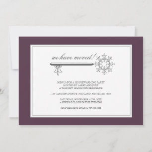 Housewarming Party Invitation {Purple}