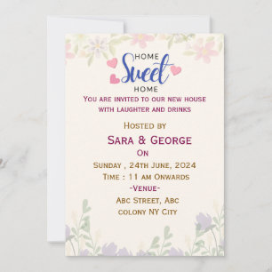 Housewarming Party Invitations 