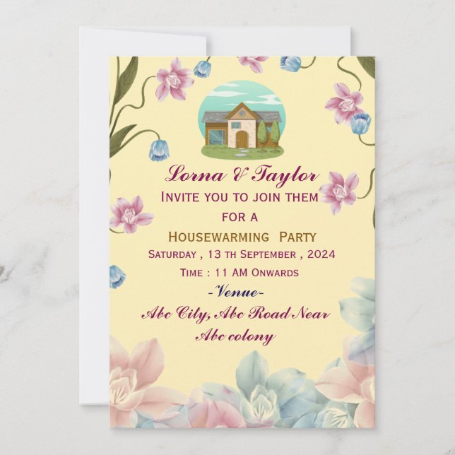 Housewarming Party Invitations  (Front)