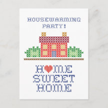 Housewarming Party Postcard