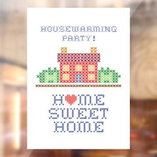 Housewarming Party  Window Cling