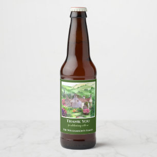 Housewarming Rydal Mount William Wordsworth House Beer Bottle Label