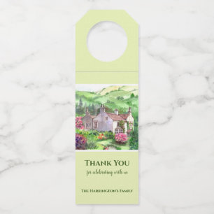 Housewarming Rydal Mount William Wordsworth House Bottle Tag