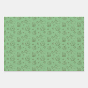 Housewarming Whimsical houses Wrapping Paper Sheet
