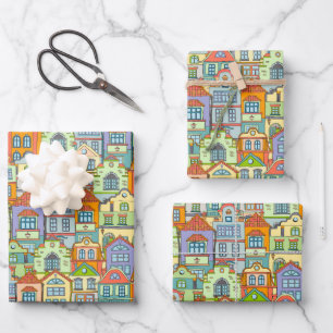 Housewarming Wrapping Paper, New Home Gift Paper Sheet