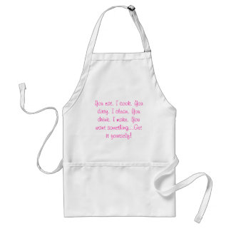 Housewife Mouth off Standard Apron