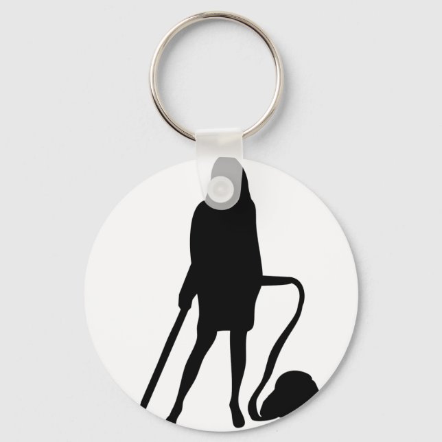 housewife - vacuum cleaner - cleaning key ring (Front)