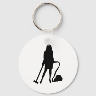housewife - vacuum cleaner - cleaning key ring