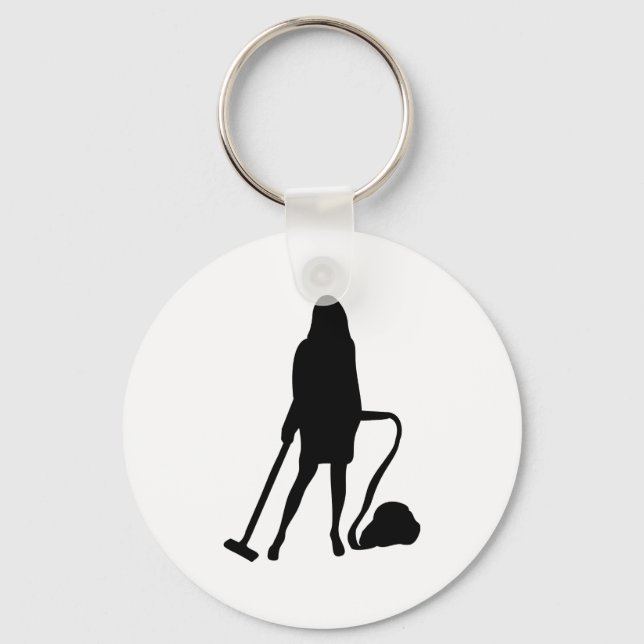 housewife - vacuum cleaner - cleaning key ring (Front)
