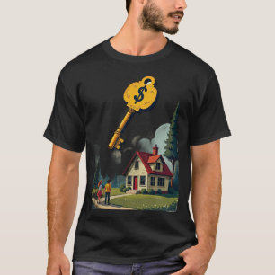 Housing Crisis Real Estate Dream House Affordabili T-Shirt