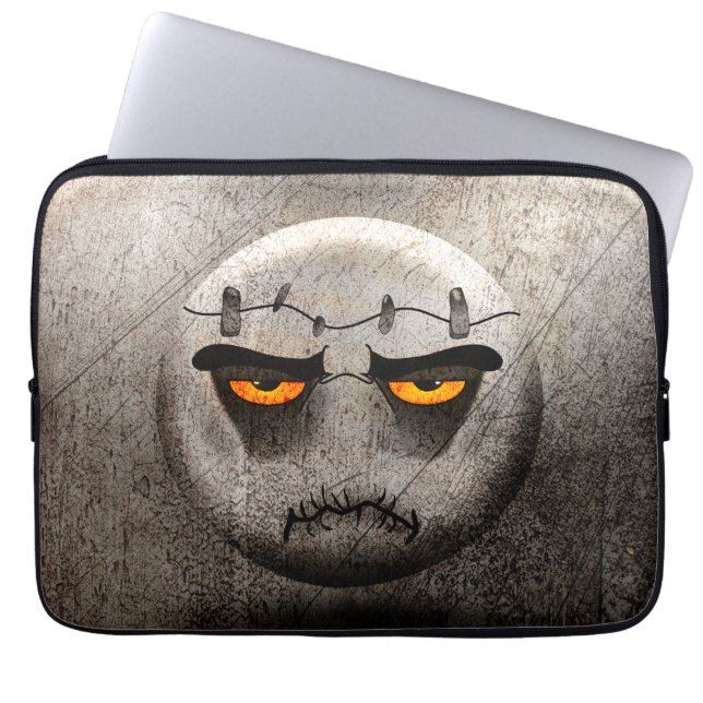 Housse Pour Ordinateur Portable Frankenmoji Rétro Laptop Sleeve (Front)