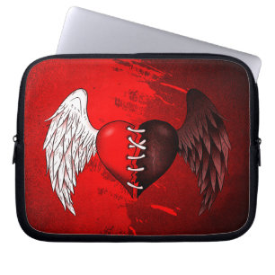 Housse Pour Ordinateur Portable Mi-ange mi-démon Laptop Sleeve