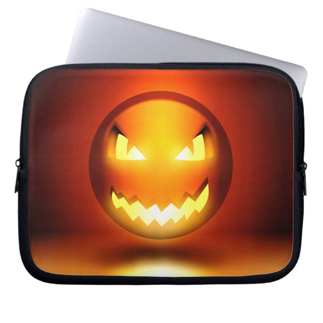 Housse Pour Ordinateur Portable Pumpkinmoji Laptop Sleeve (Front)
