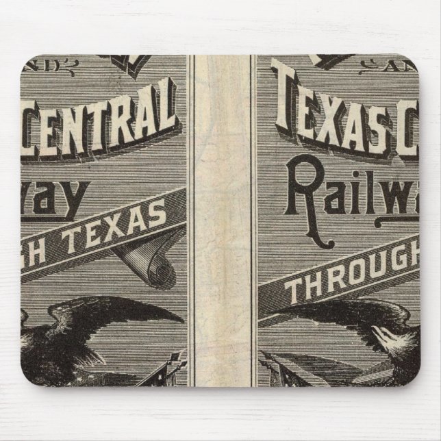 Houston and Texas Central Railway through Texas 2 Mouse Mat (Front)