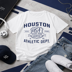Houston Athletic Department Texas Vintage Varsity T-Shirt