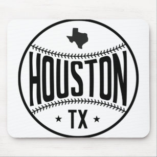 Houston Baseball Themed Mouse Mat
