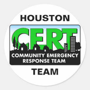 Houston CERT Sticker