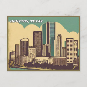 Houston city, Texas Postcard