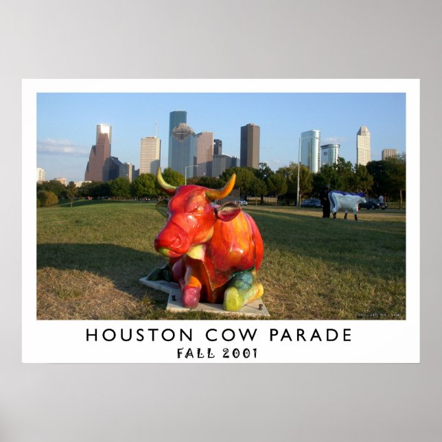 Houston Cow Parade Poster (Front)