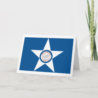 Houston Flag Greeting Card