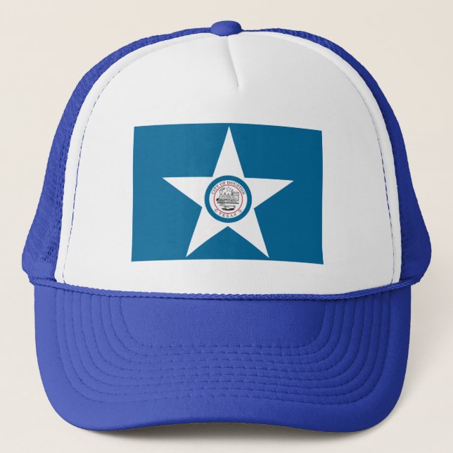 Houston Flag Trucker Hat (Front)
