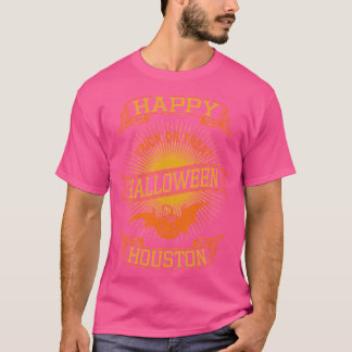 Houston Happy Halloween Vintage Style 1 T-Shirt