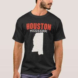 Houston Mississippi USA State America Travel Missi T-Shirt