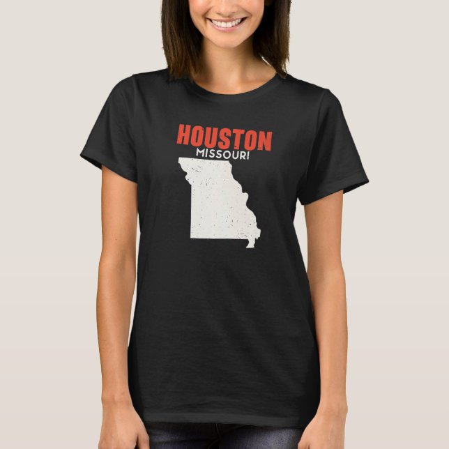 Houston Missouri USA State America Travel Missouri T-Shirt (Front)