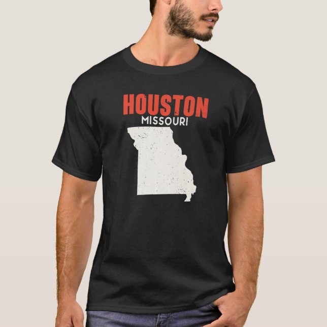 Houston Missouri USA State America Travel Missouri T-Shirt (Front)