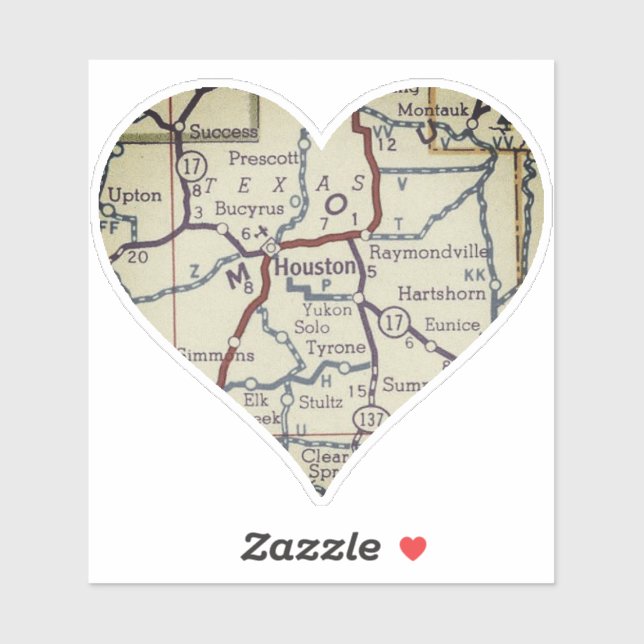 Houston Missouri Vintage Map (Sheet)