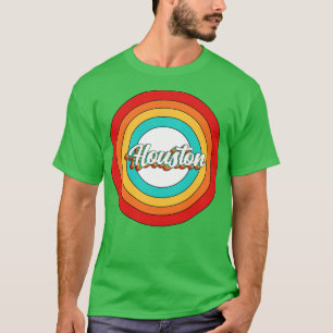 Houston Name Shirt Vintage Houston Circle