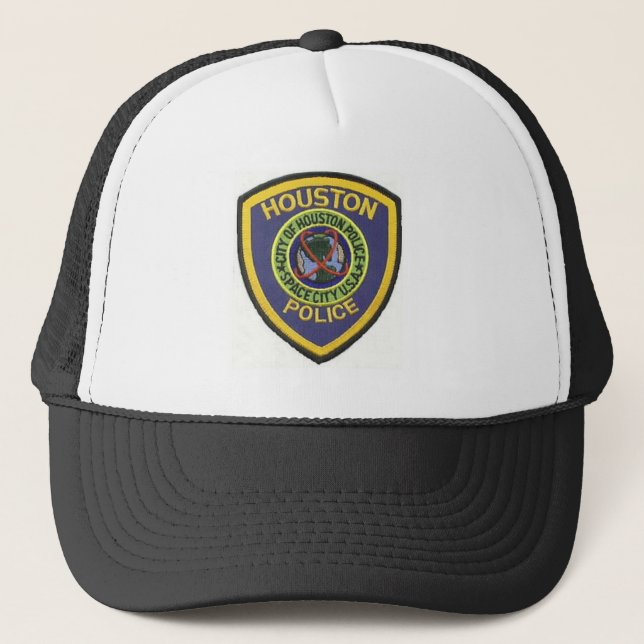houston police trucker hat (Front)