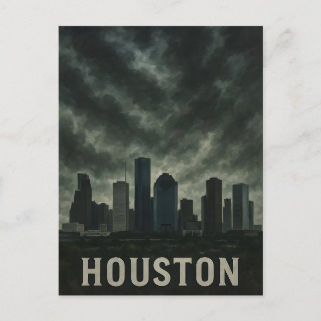 HOUSTON Postcard  (Front)