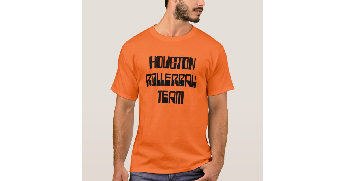 Houston Rollerball Team T-Shirt | Zazzle