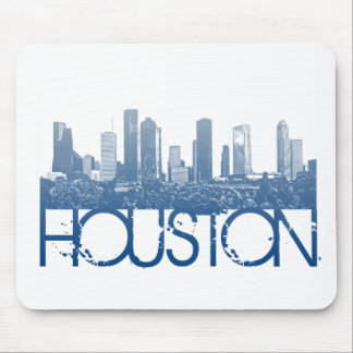 Houston Skyline Design Mouse Mat