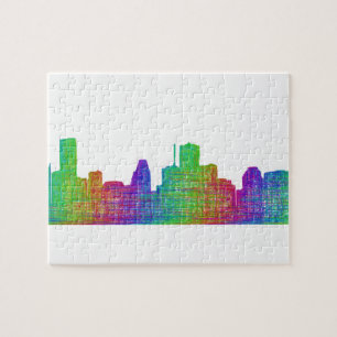 Houston skyline jigsaw puzzle