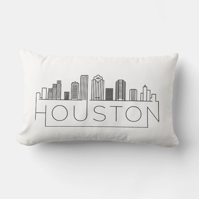 Houston Skyline Lumbar Cushion (Front)