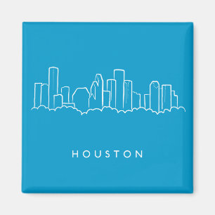Houston Skyline Magnet