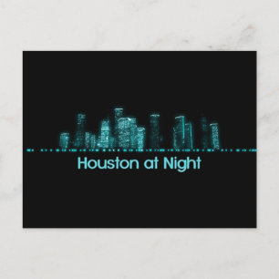 Houston Skyline Postcard