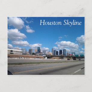 Houston Skyline Postcard